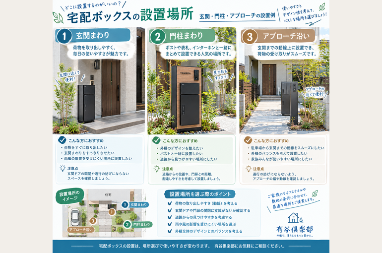 宅配ボックス設置場所ガイド
